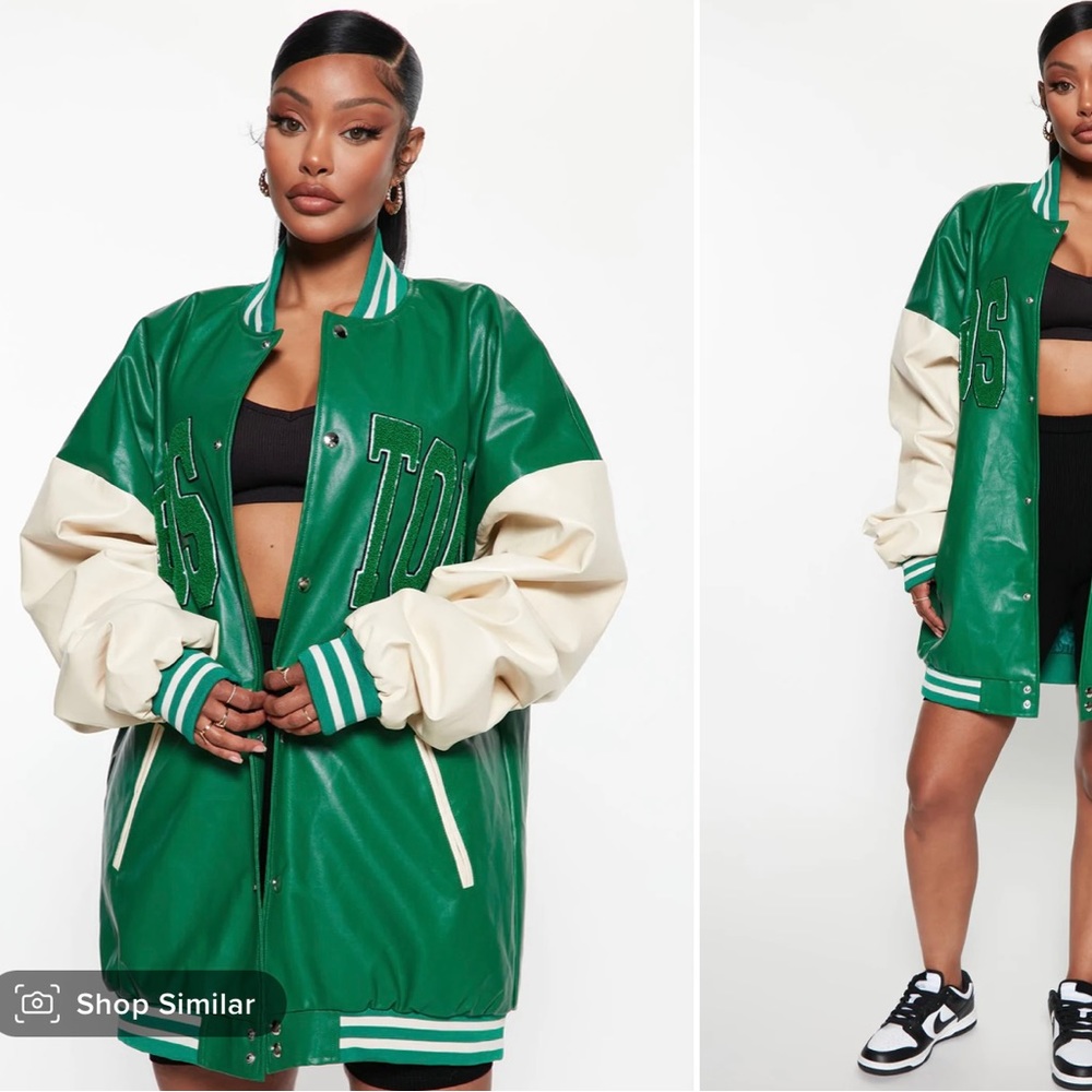 Fashion Nova Boston Bomber jacket